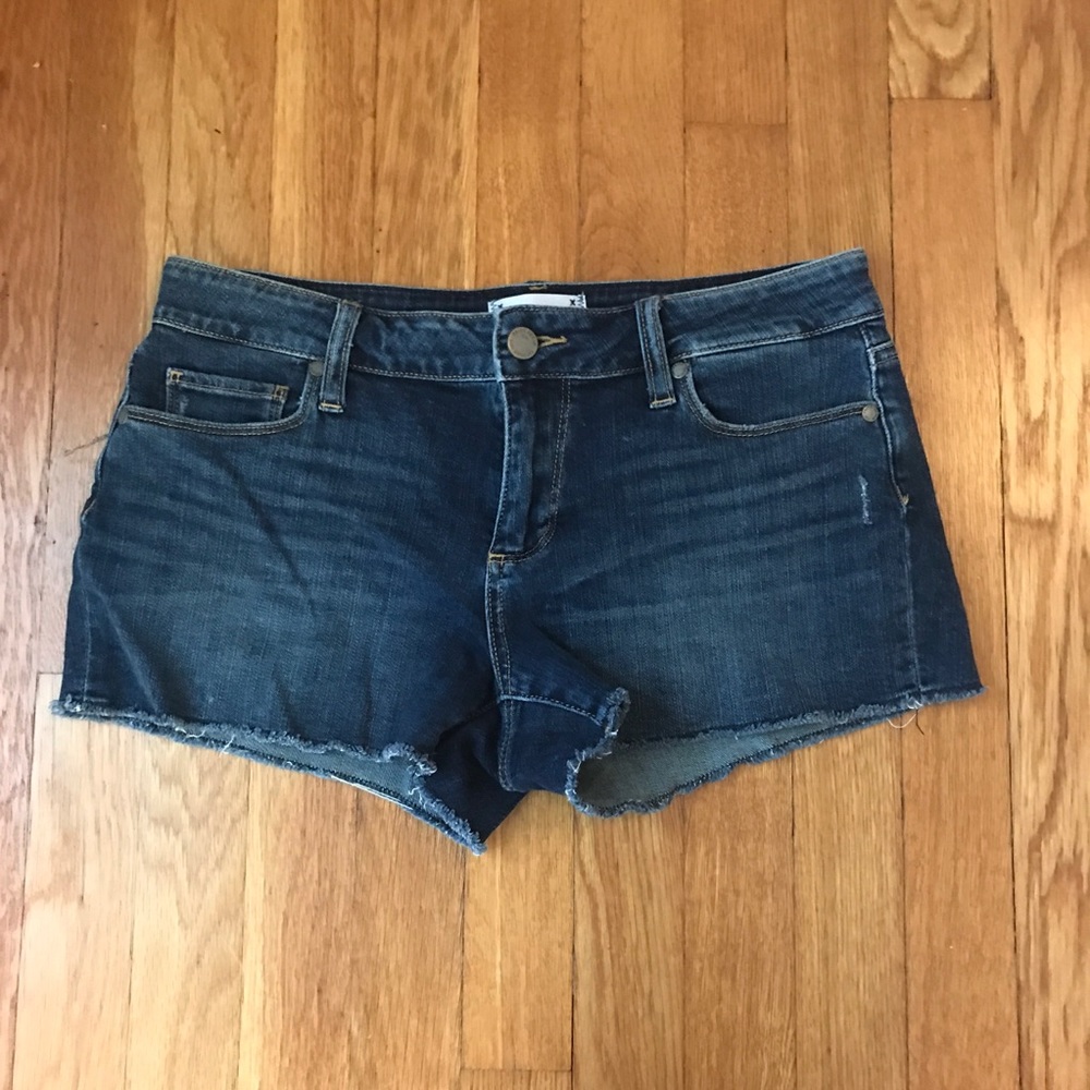 Paige cutoff denim shorts 27